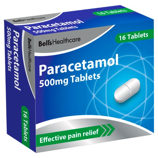 Bell's Healthcare Paracetamol 500mg Tablets (16 pack)
