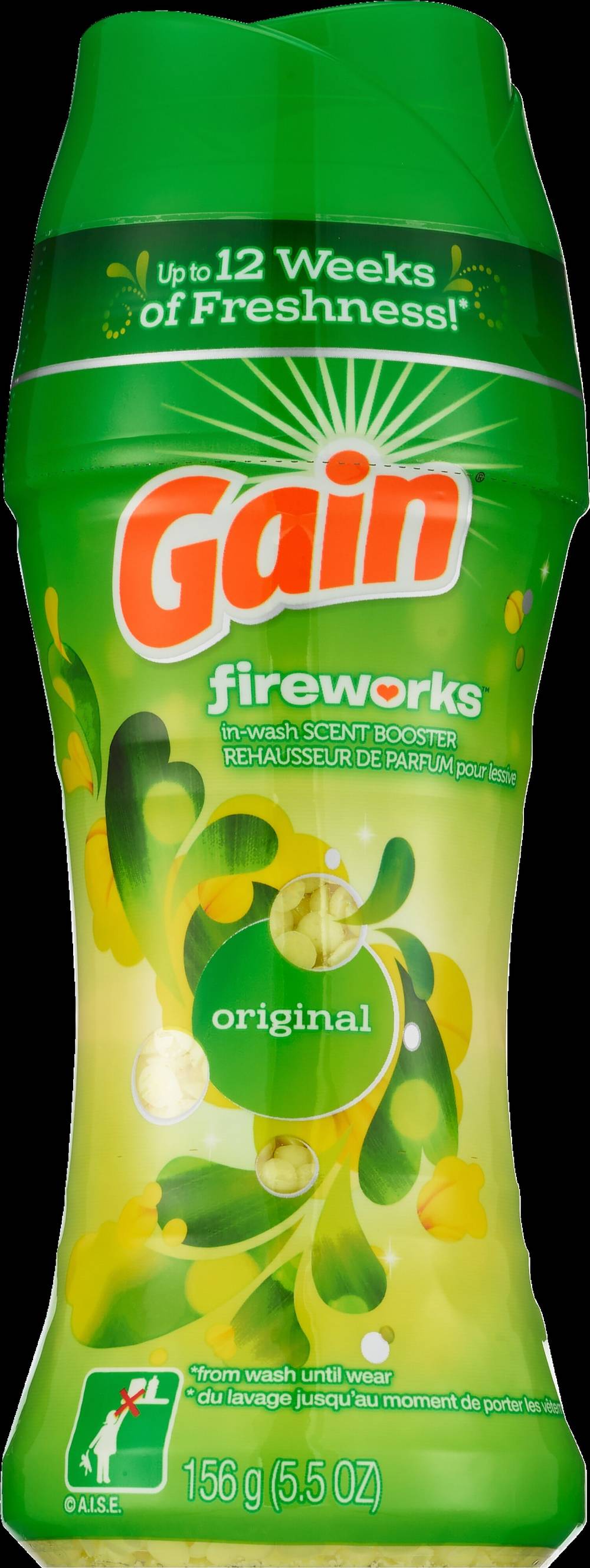 Gain Original Fireworks In-Wash Scent Booster, 5 oz