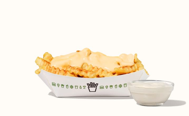 Spicy Cheese Fries with Ranch
