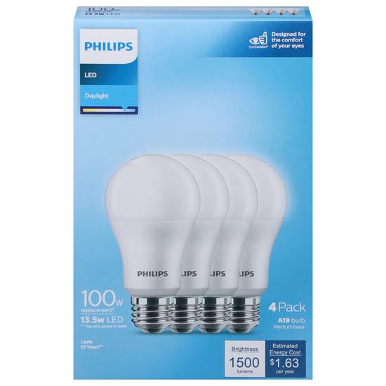 Philips 13.5 Watts Led Daylight Bulbs
