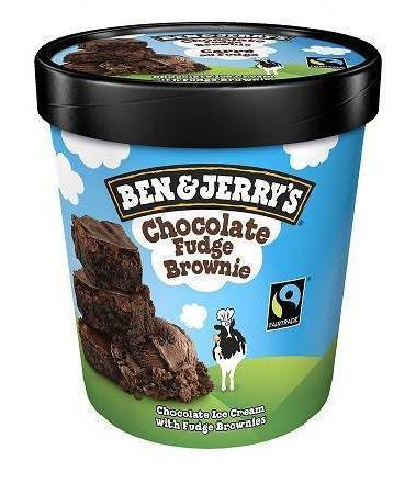 Ben & Jerry's Ice Cream, Chocolate Fudge Brownie (473 ml)