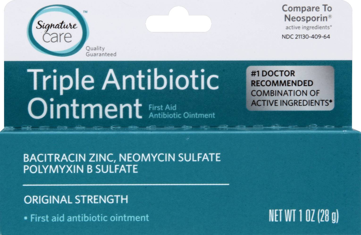 Signature Care Triple Antibiotic Ointment (1 oz)