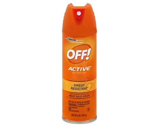 Off! · Active Sweat Resistant Insect Repellent (6 oz)