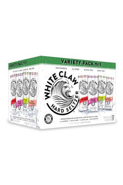 White Claw Hard Seltzer Variety pack No. 1 (12ct, 12 fl oz)