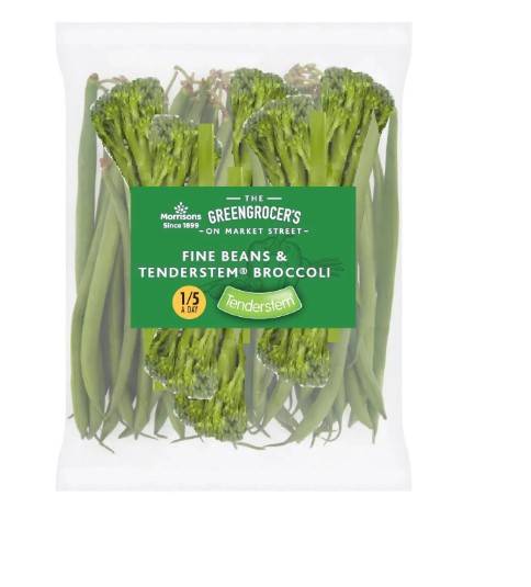 MORRISONS FINE BEANS AND TENDERSTEM 190G