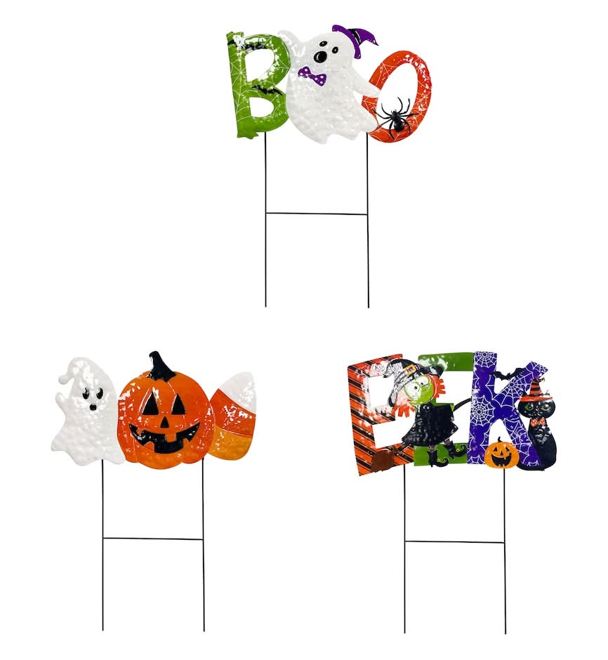Halloween Metal Yard Stake, Assorted Designs, 1-ct.