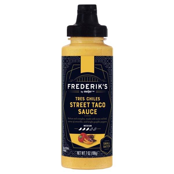 Frederik's by Meijer Tres Chiles Street Taco Sauce, 7 oz