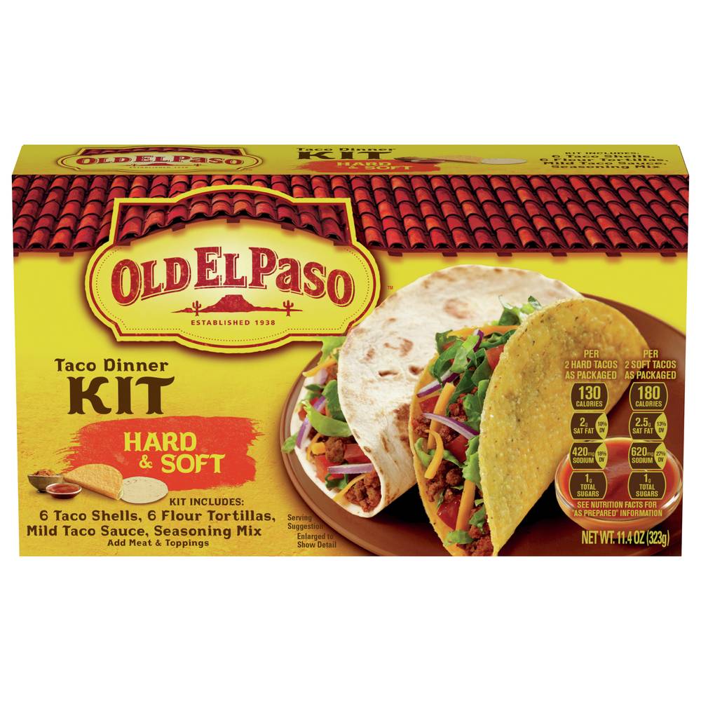 Old El Paso Hard & Soft Taco Dinner Kit (11.4 oz)