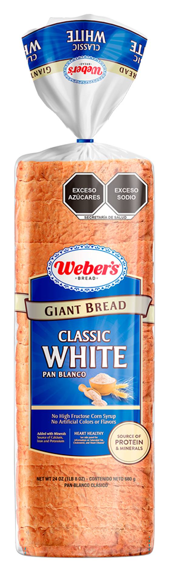 Weber'S · Pan blanco (680 g)