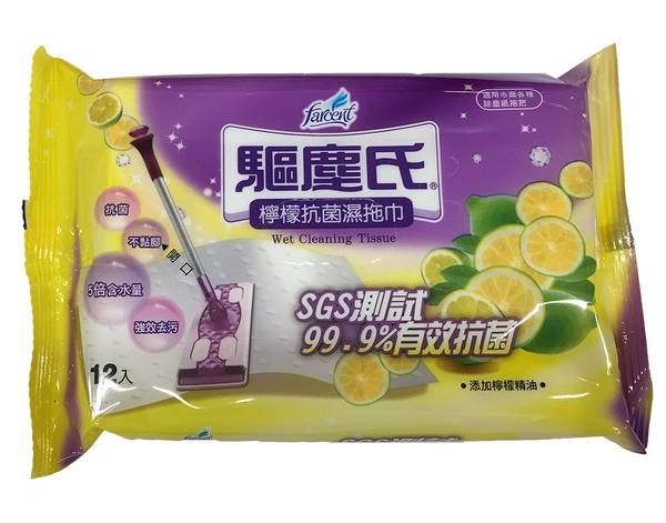 驅塵氏濕拖巾 | 12 入 #46021270