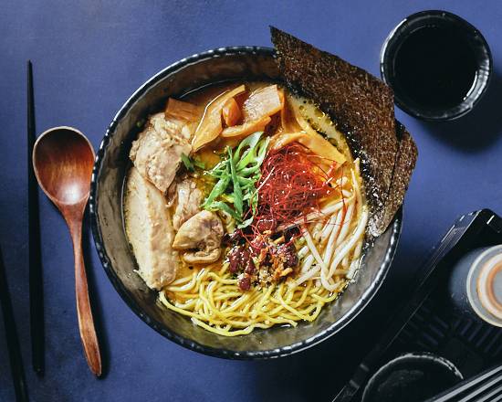 Karai Miso Tori 🌶🐔 - Ramen au miso et poulet mariné 48h