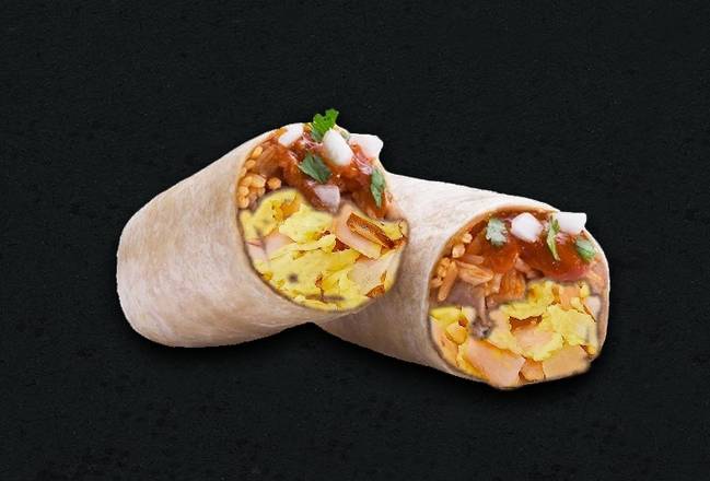 Burrito Huevos con Jamon