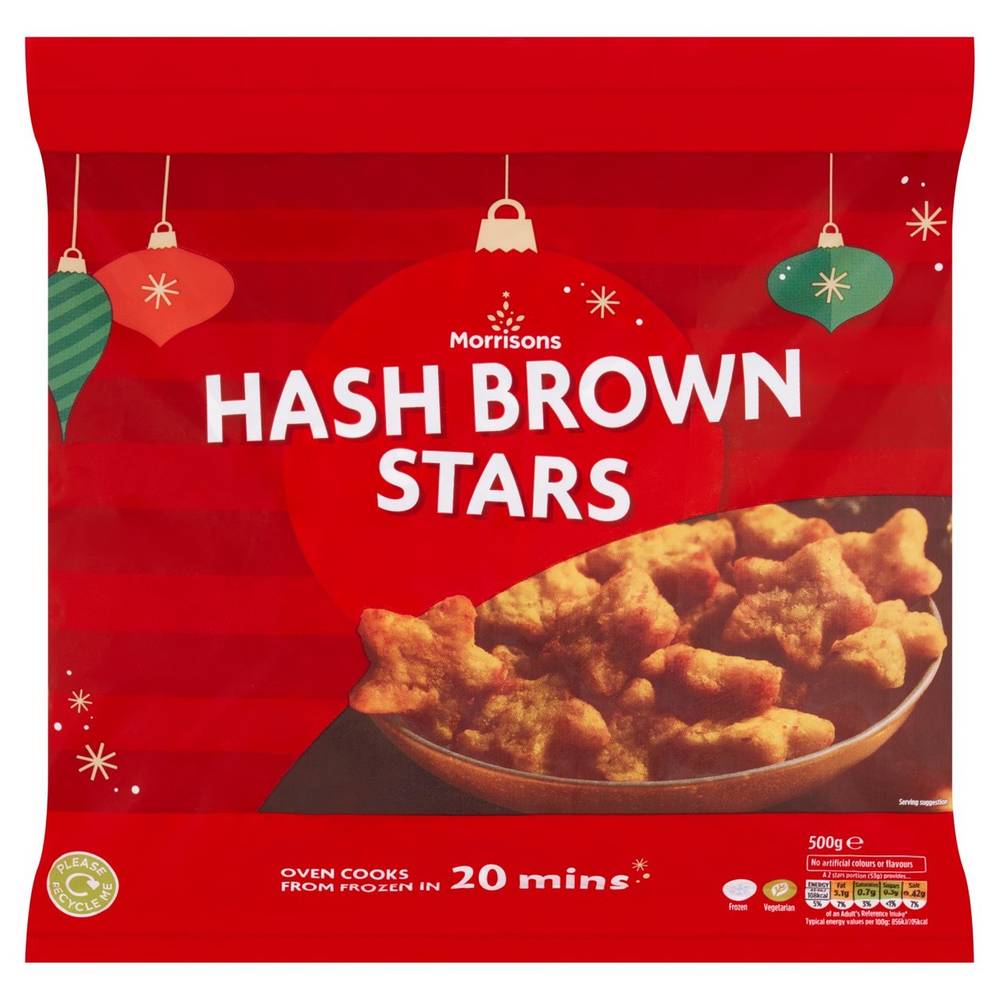 Morrisons Hash Brown Stars (500g)