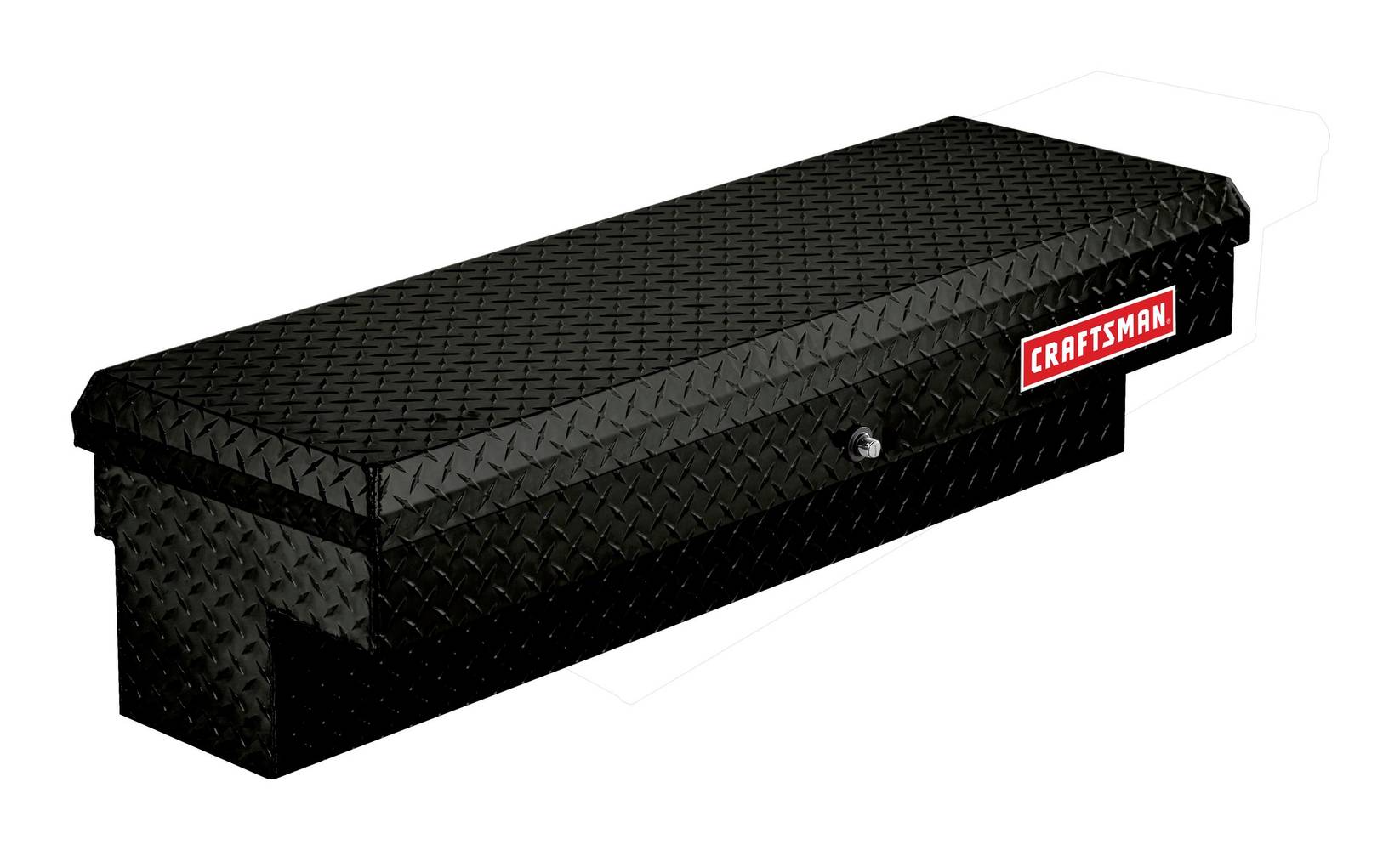 CRAFTSMAN 46.86-in x 15.73-in x 13.27-in Matte Black Aluminum Side mount Truck Tool Box | 113347-53-01