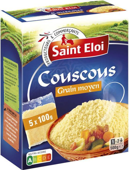 Couscous grain moyen - saint eloi - 500g