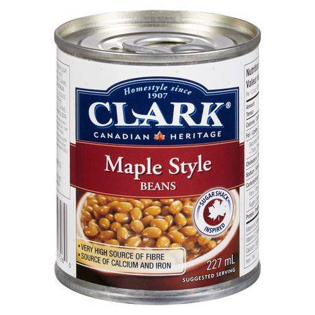Clark  fèves au lard (227 ml) - maple style baked beans (227 ml)