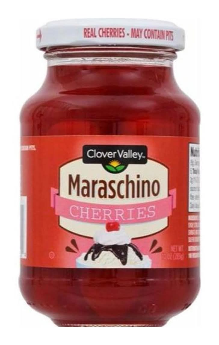 Clover Valley Maraschino Cherries 10 Oz