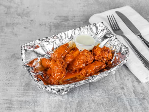 6pc flavored wings