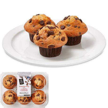 Your fresh market chocolate chip muffins