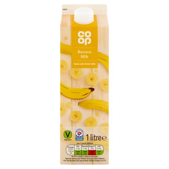 Co-op Banana Milk (1L)