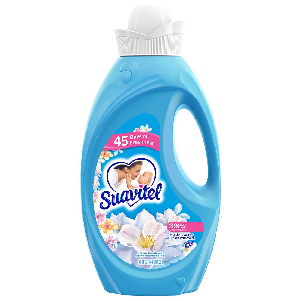 Suavitel Field Flowers Scent Fabric Softener (46 fl oz)