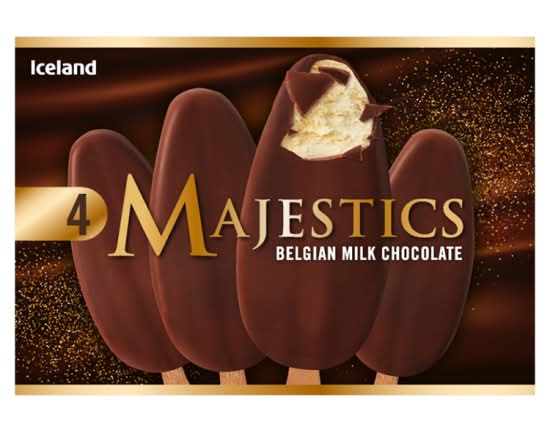 Iceland Vanilla, Belgian Milk Chocolate Majestics (4 pack)