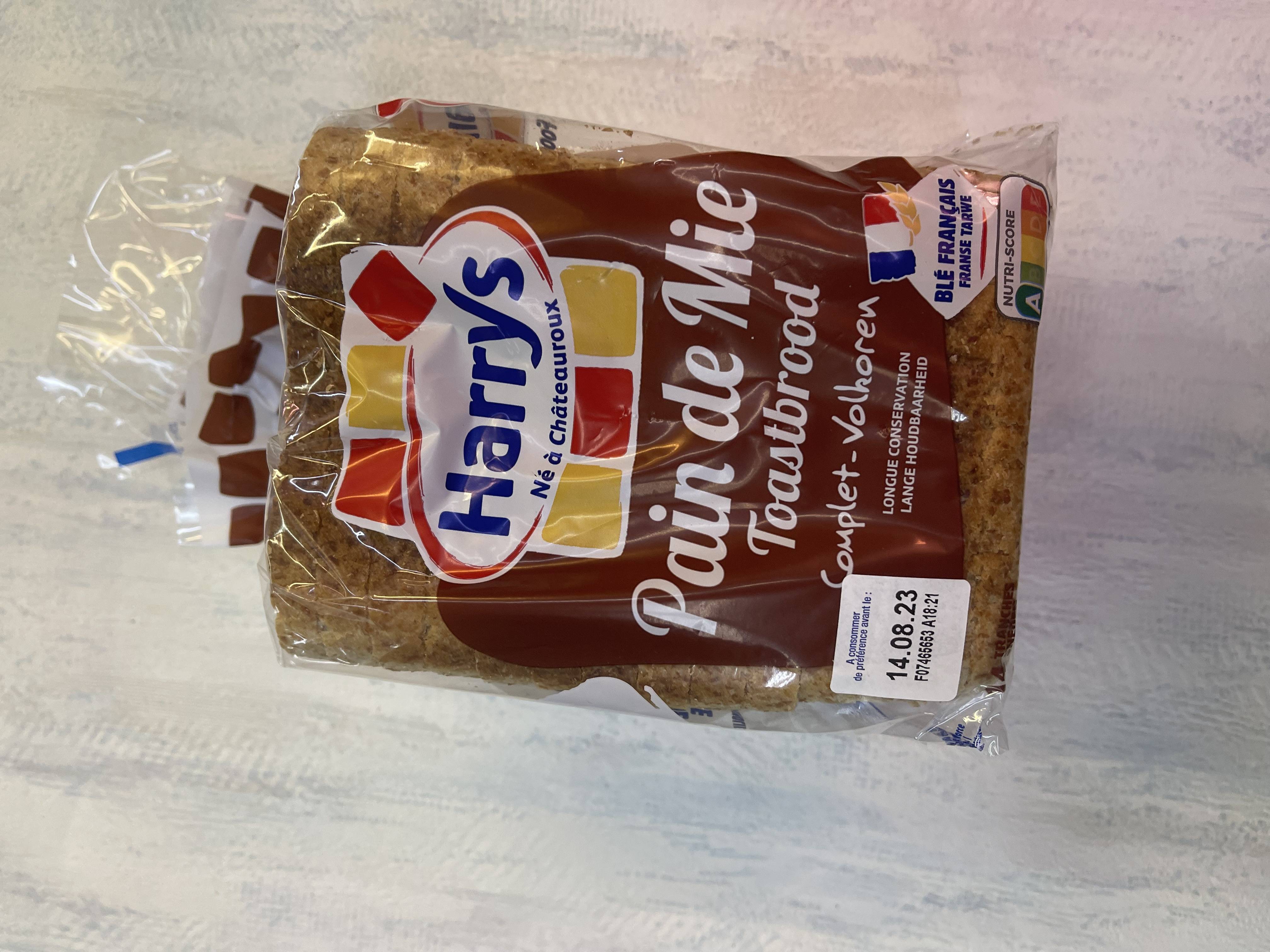 Pain de mie complet 550G