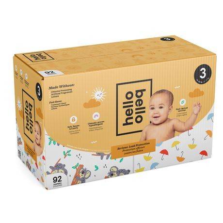 Hello Bello Premium Quality Natural Diapers Club pack