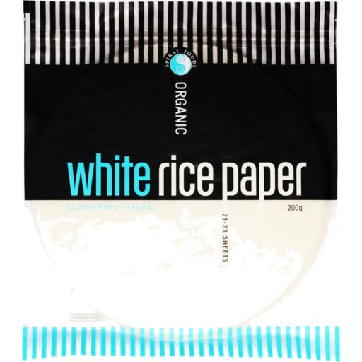 Spiral Rice Paper Organic White