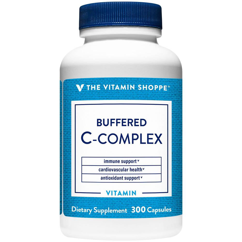 Buffered C-Complex - Vitamin C For Immune Support - 750 Mg (300 Capsules)