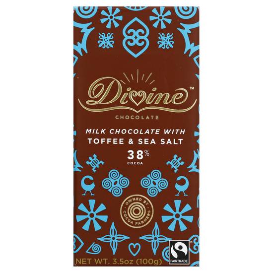 Divine Toffee & Sea Salt (milk chocolate)