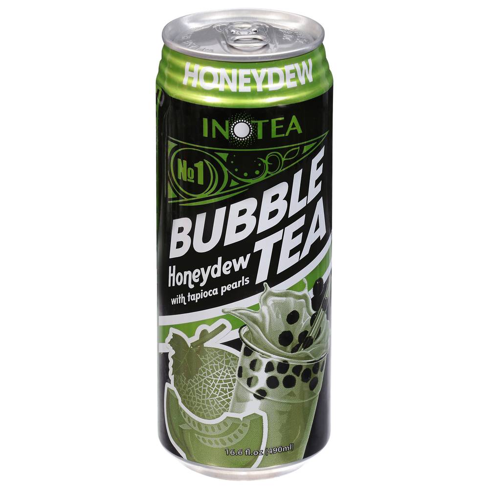 Inotea Honeydew Bubble Tea With Tapioca Pearls (16.6 fl oz)