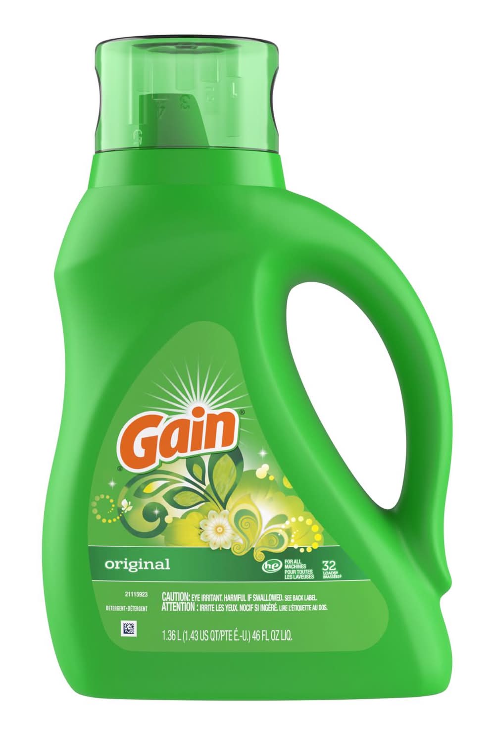 Gain Original Scent Laundry Detergent Liquid 46 Oz 1 Pk