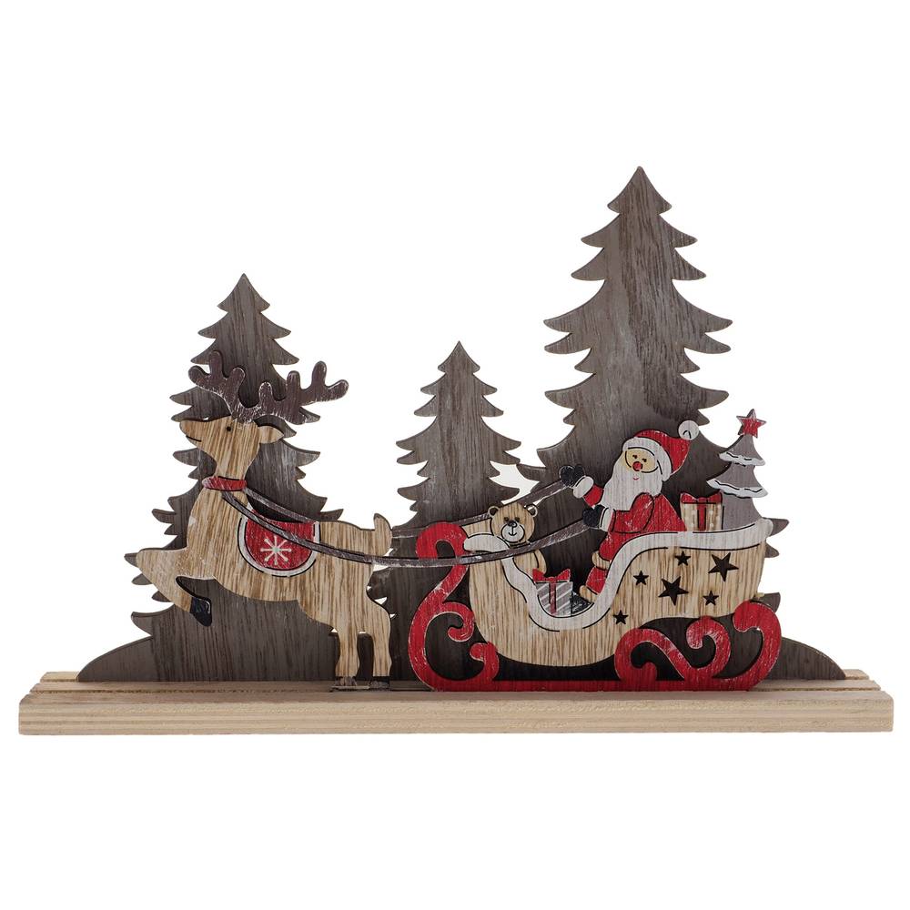 Xmas-Wooden 3d Table Decoration