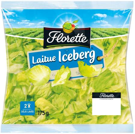 Salade laitue iceberg FLORETTE - le sachet de 175g