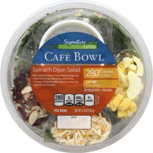 Order Signature Farms · Spinach Dijon Salad Bowl (4.8 oz) food online from Safeway store, Eureka on bringmethat.com
