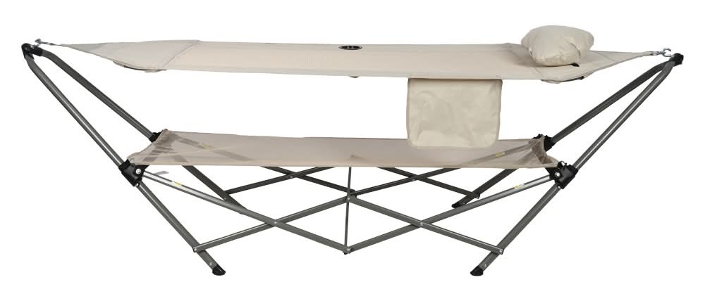 Adventuridge Gray Portable Hammock with Stand