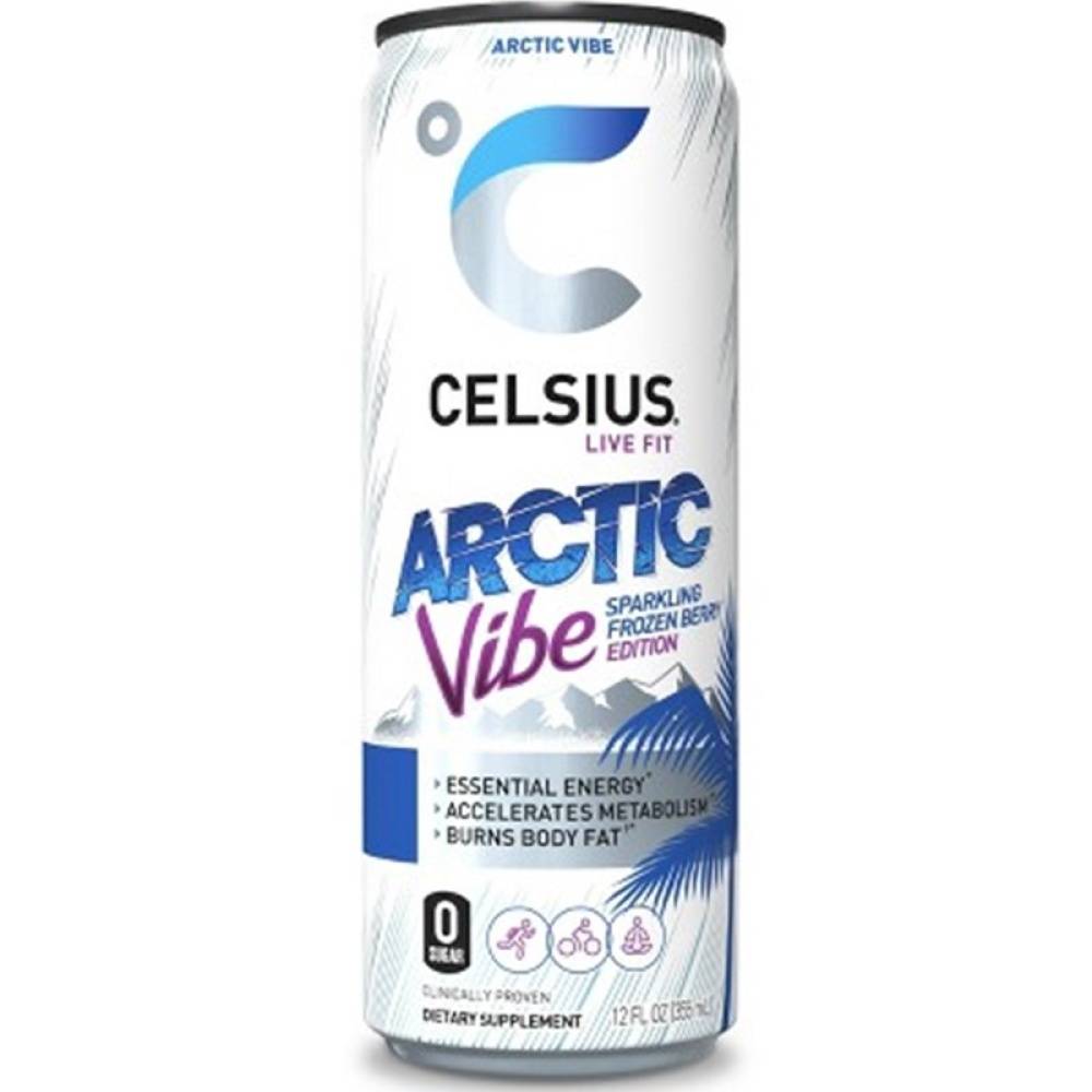 Celsius Sparkling Arctic Vibe Fitness Energy Drink (12 fl oz)