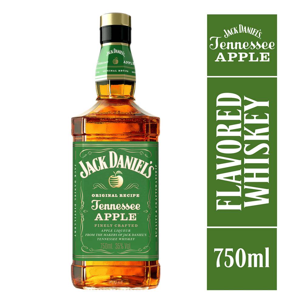 Jack daniel's whiskey apple (botella 750 ml)