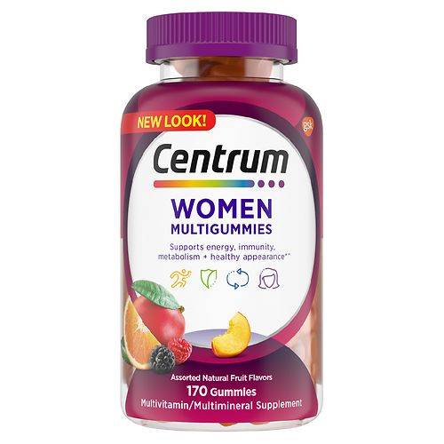 Centrum Multigummies Multivitamin For Women Assorted Fruit - 170.0 ea
