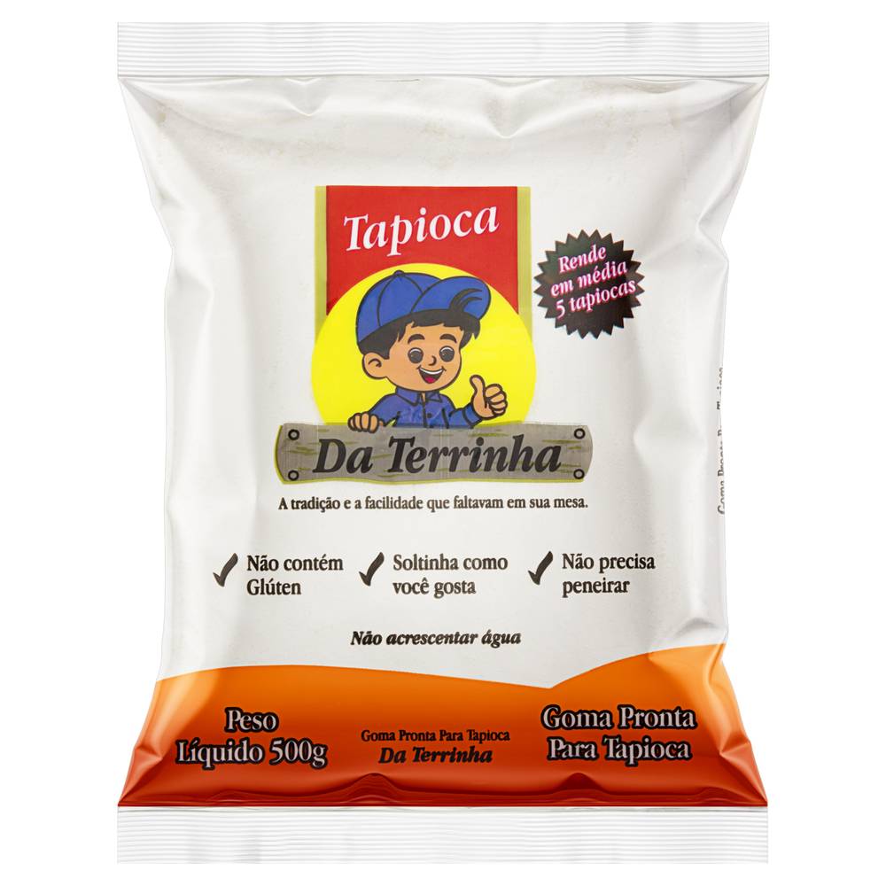 Da terrinha goma pronta para tapioca (500 g)