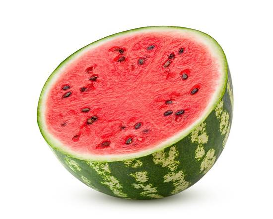Seedless watermelon cut