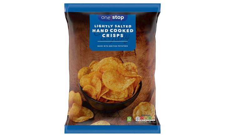 One Stop Lightly Salted Hand Cooked Crisps 150g (394718)
