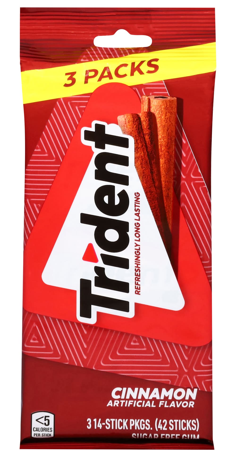 Trident Sugar Free Sticks Gum, Cinnamon (3 ct)