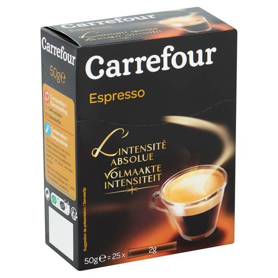 Carrefour Espresso l''Intensité Absolue 25 x 2 g
