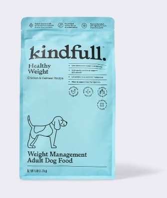Kindfull Chicken & Oatmeal Recipe Healthy Weight Dry Dog Food (5 lbs)