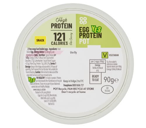Co-op Egg Protein Pot (90g)