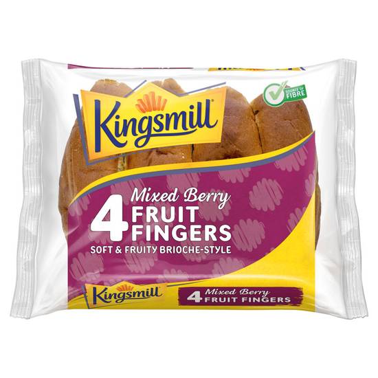 Kingsmill 4 Mixed Berry Fruit Fingers