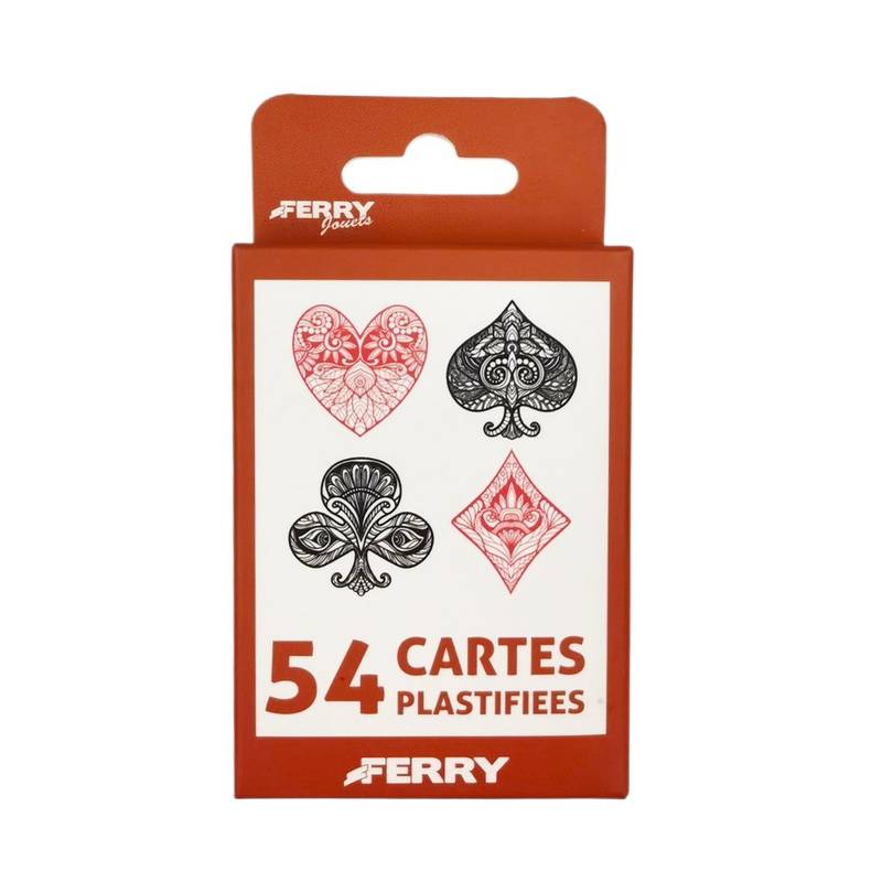 Ferry - Jeu de 54 cartes plastifiées