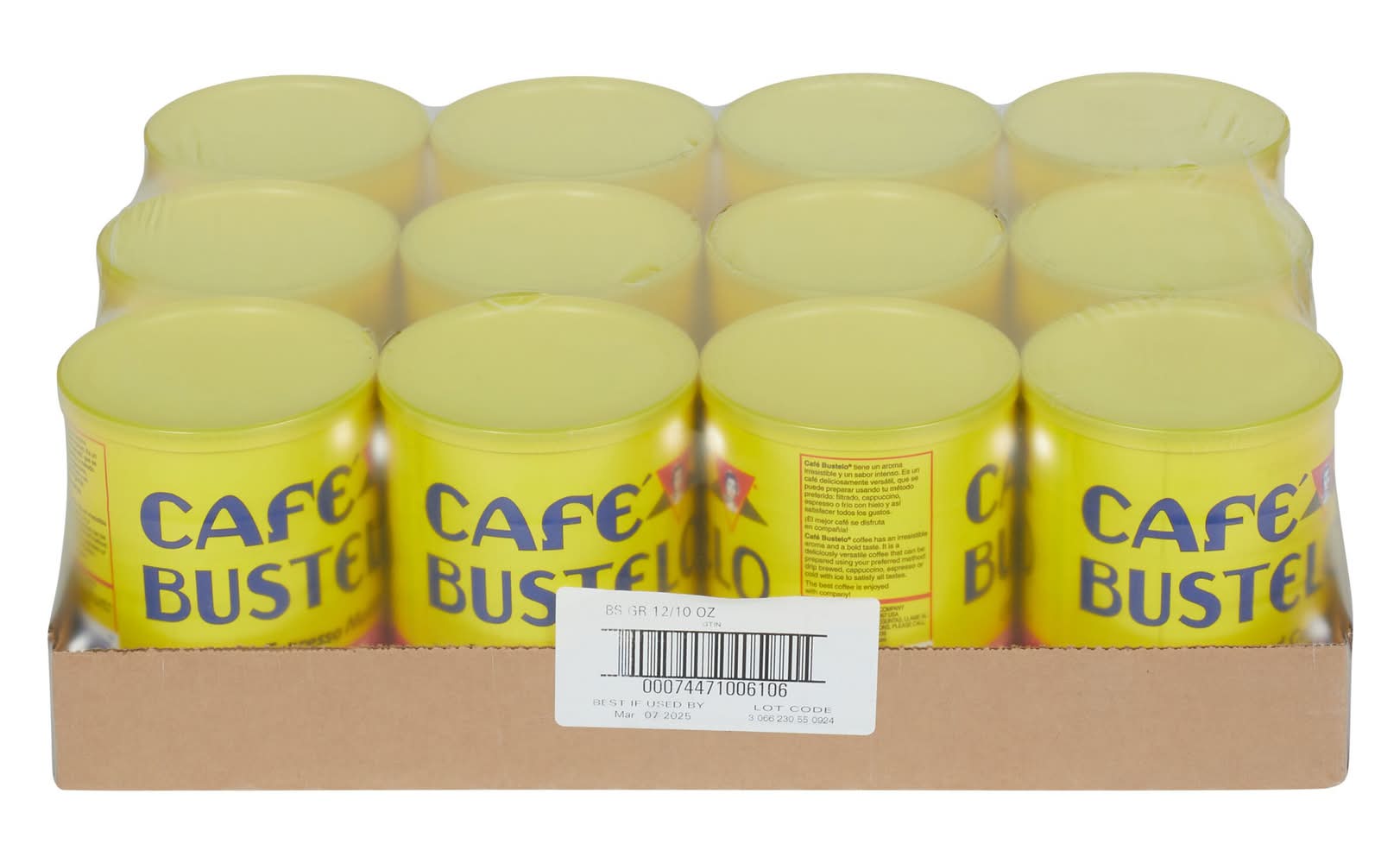 Café Bustelo Espresso Dark Roast Ground Coffee (10 oz)